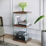 Hanah Home R300 Estantería de Nogal